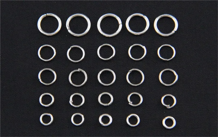 7 4-16mm Gold Link Loop Open Jump Ring For Diy Jewelry Marking Findings Connector Silver Jewelry Accessories For Necklace Bracelet Earring