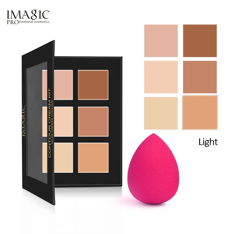 Крем imagic Contour Palette Kit Pro 6 цветов консилер палитра для макияжа консилер праймер для лица для всех типов кожи - Цвет: ZH1