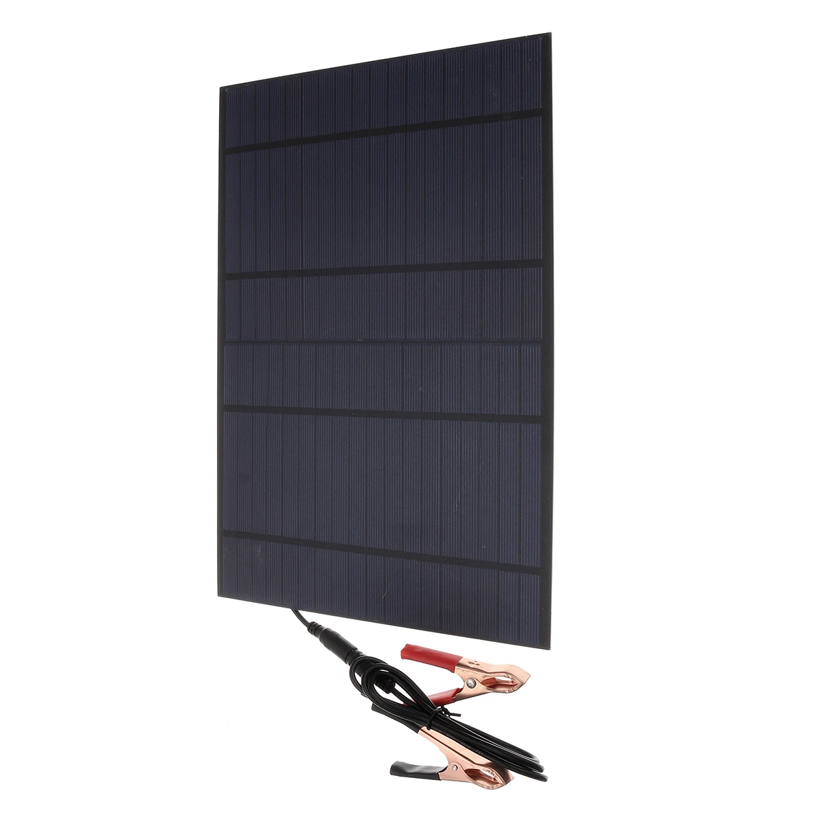 Солнечная панель 18 V 10 W 0.55A портативная солнечная панель своими руками модульное зарядное устройство резервного копирования для автомобиля Лодка 12 V батарея 10 Вт с зажимами и кабелем