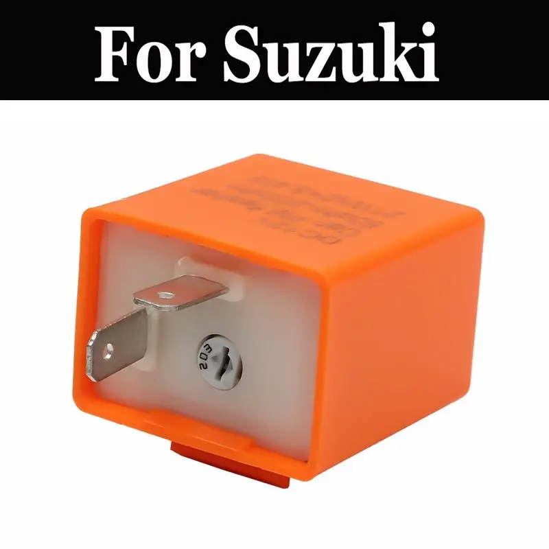 

12v Adjustable Frequency Led Flasher Relay Turn Signal Indicator Motorcycle For Suzuki Dr 125 200 250 350 400s 650se 800s Big