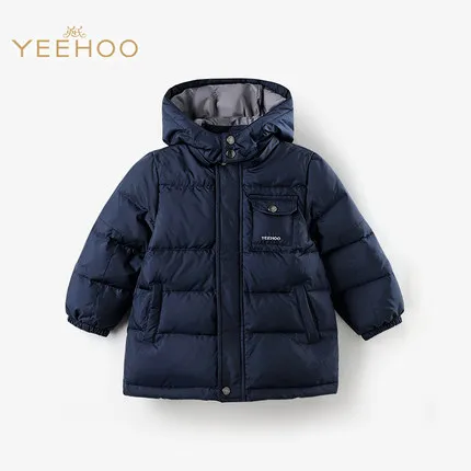 Best price at $189 Cheap The baby warm coat hat boy down service 90 white eiderdown children thin down infant snowsuit children's winter jackets clothing