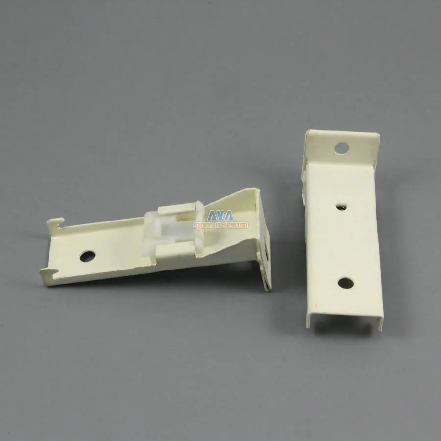 10 Pieces L Shape Curtain Track Bracket Curtain Track Brace 60x20x21mm