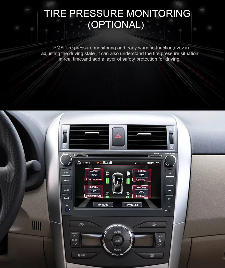 Perfect Eunavi 2 Din Android 9.1 Car Dvd Player For Toyota Corolla 2007 2008 2009 2010 2011 In Dash Car Radio Gps Video Wifi Bluetooth 11