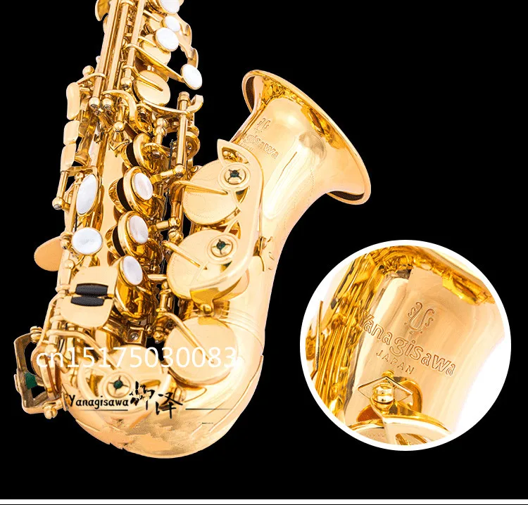 

YANAGISAWA W010 B flat Soprano saxophone High Quality musical instruments YANAGISAWA Soprano Sax With case and accessories