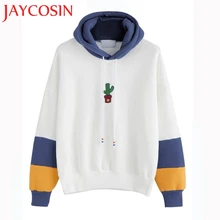 JAYCOSIN JUNE 2018 Hot Sales Womens Long Sleeve Cactus Print Hoodie Sweatshirt Hooded Pullover Tops Blouse Drop Shipping 109