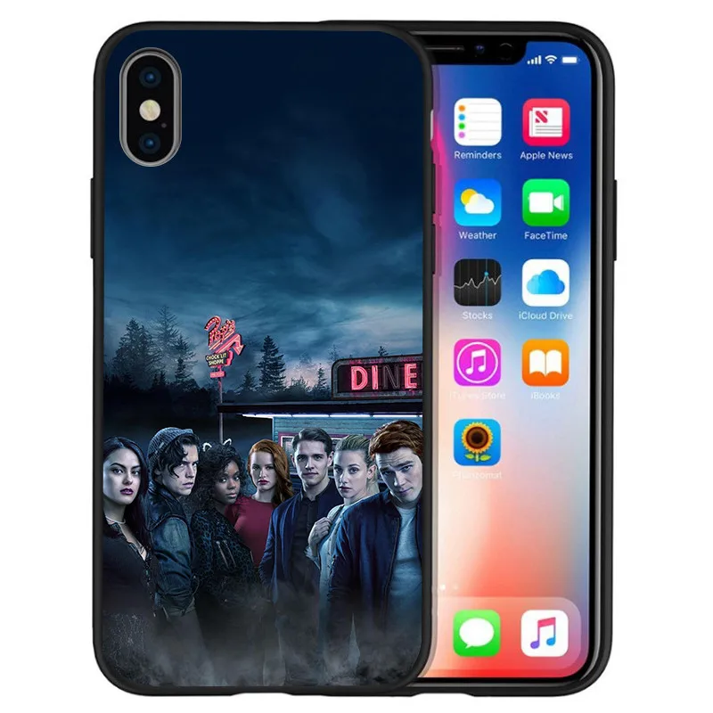 Американский ТВ ривердейл Southside Serpents для iPhone X XR XS Max 5 5S SE 6 6S 7 8 Plus чехол для телефона Funda Coque Etui