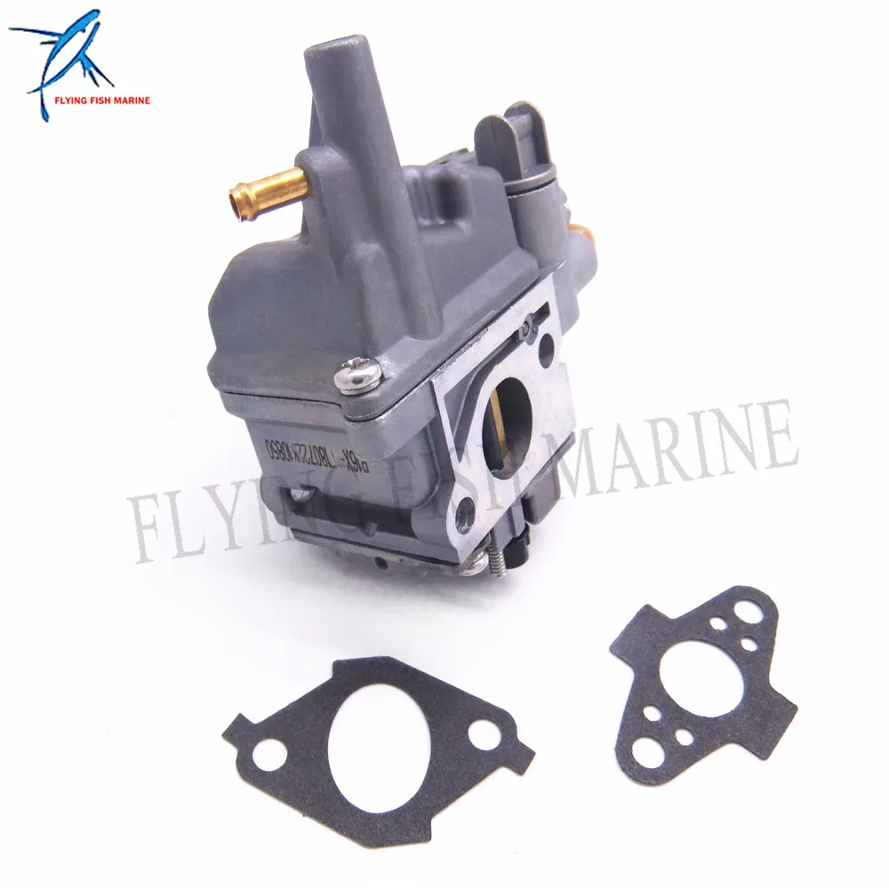 Лодочный двигатель 69M 14301 10 КАРБЮРАТОР Assy и E3645 A0 E3646 прокладка для Yamaha 4 | Лодочный мотор -32956504995