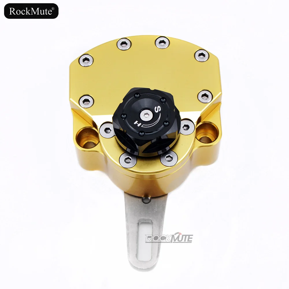 

Motorcycle Accessories One adjuster Stabilizer Steering Damper Universial Adjustable Reversed Safety Red Gold Blue Black