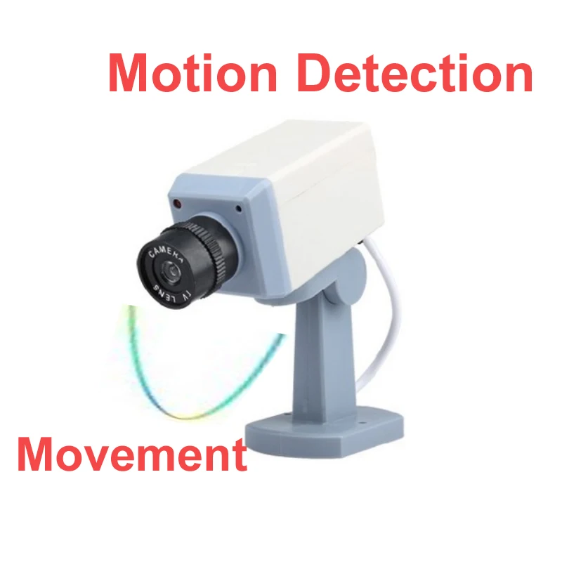 imitation dome security camera fake cctv IR motion detector with move