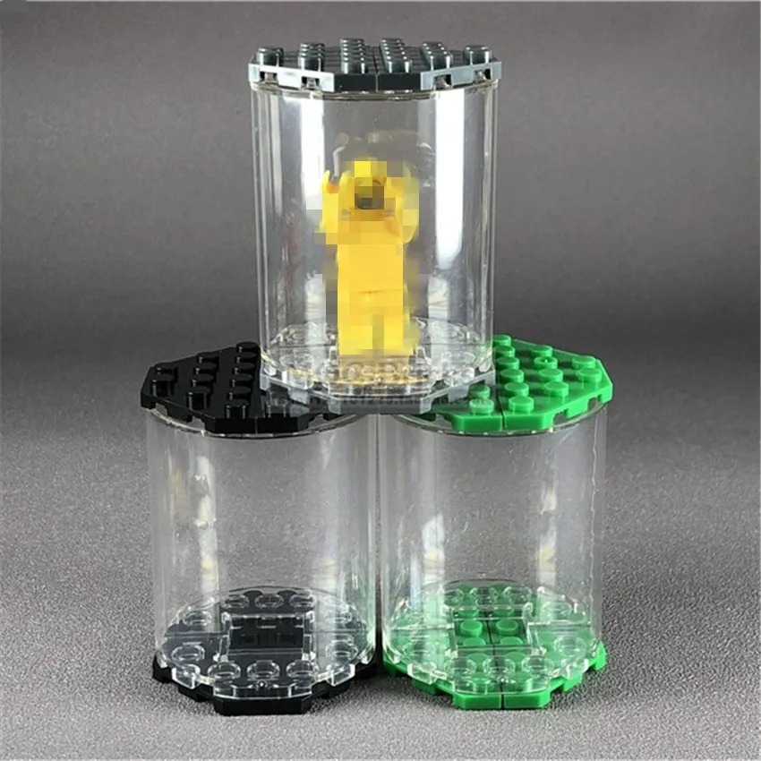 

Single Sale Display Show Case Storage Box Building Blocks for Figure Display Classic Model Bricks Set Toys for Kids