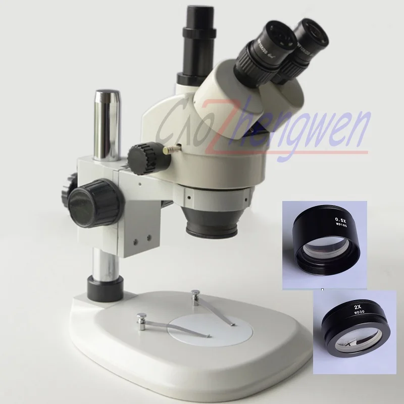 

FYSCOPE 3.5X-90X Pillar Sector Base Trinocular Stereo Zoom Microscope SZM.05X SZM2.0X lens