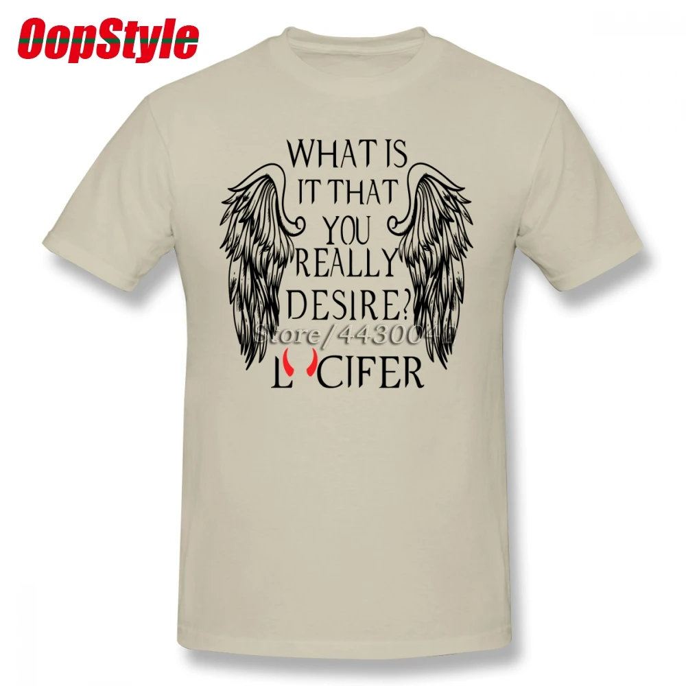 Мужская футболка с коротким рукавом Lucifer хлопковая Футболка большого размера 4XL