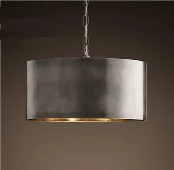

Gold/ Silver Industrial Iron Coffee Shop Pendant Light Retro Loft Light Dining Room Bar Studio Pendant Light Free Shipping