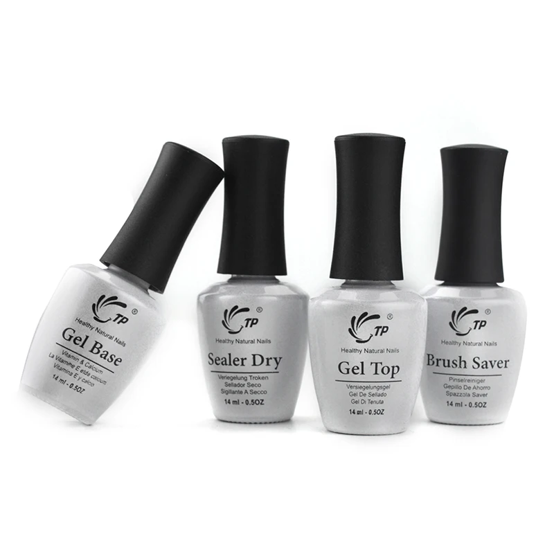 TP 14ml Brush Saver Activator Gel Base&Top For Nail Dip Powder Natural