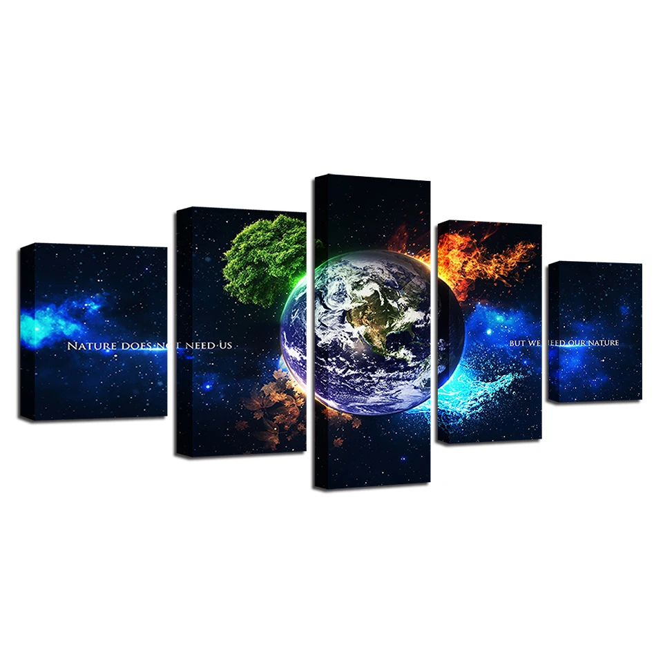 HD-Printed-Pictures-5-Pieces-Earth-4-Season-Tree-Natural-Landscape-Canvas-Painting-Modular-Abstract-Poster (3)