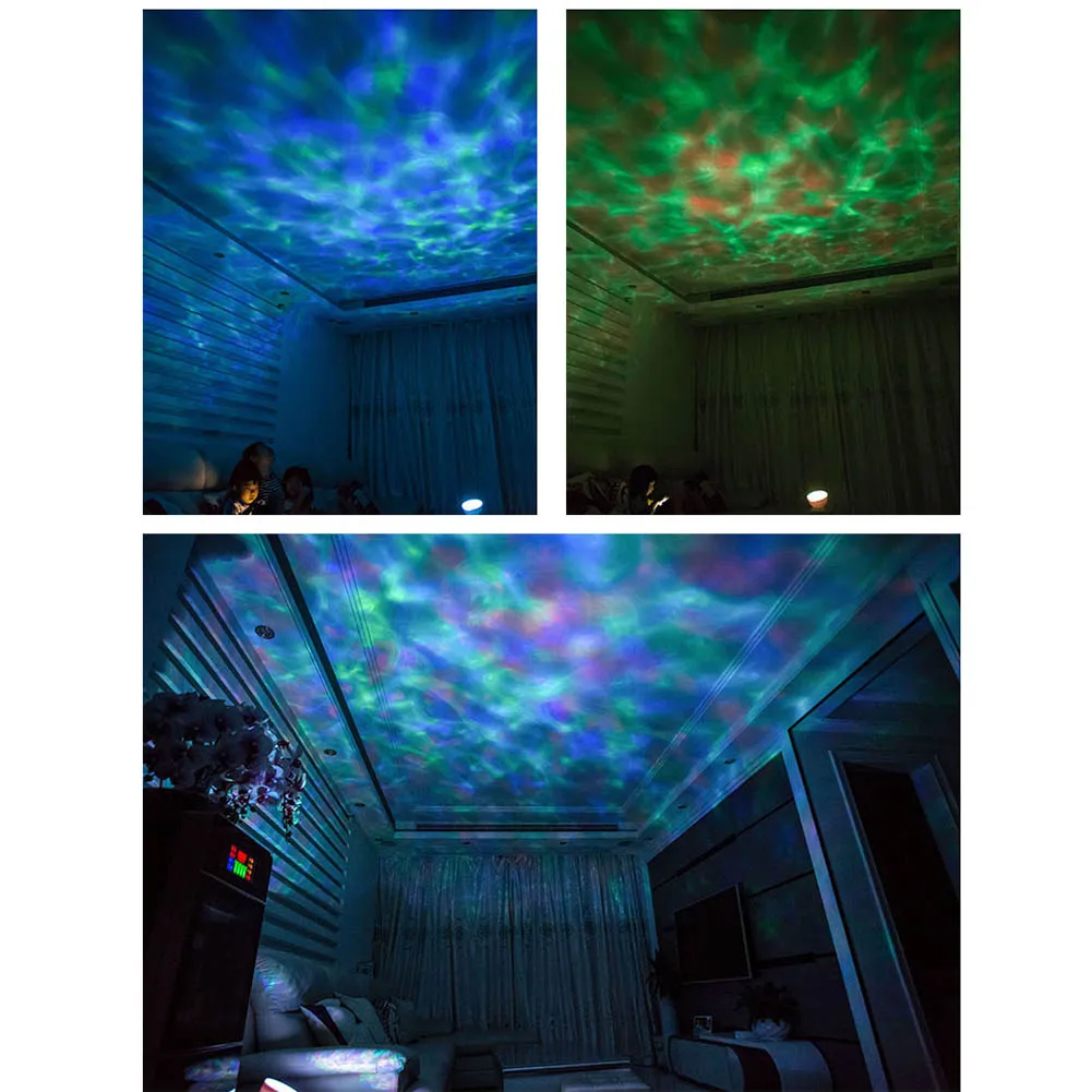

Newest Night Light Star Sky Ocean Music Player Projector Light Sleep Romantic LED USB Aurora Starry Lamp