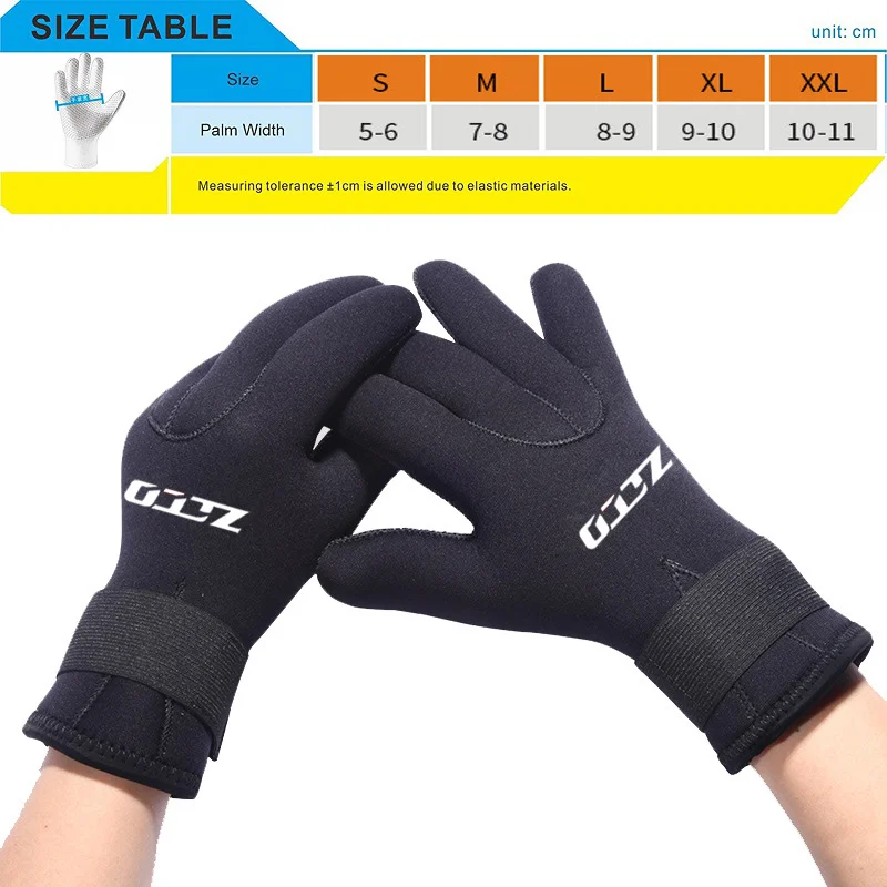 1 زوج الرجال النساء 5 مللي متر النيوبرين قفازات الغوص الأسود بذلة قفازات ل الغوص السباحة تصفح الغوص المياه الرياضة