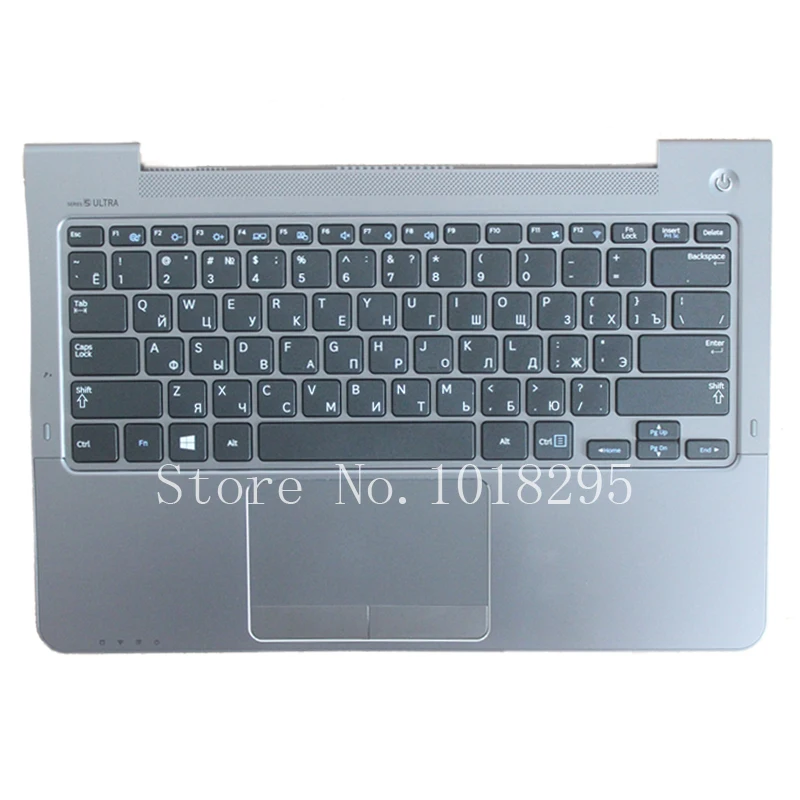 

Russian For Samsung NP530U3C NP530U3B NP535U3C 530U3B 530U3C NP540U3 NP532U3C NP532U3A RU keyboard gray palmrest cover
