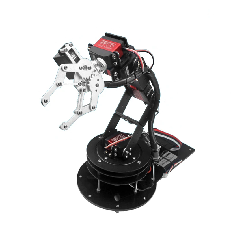 DIY 6DOF arm механический робот установочный комплект/светодиодный дисплей Arduino вторичного развития Серводвигатель пульт дистанционного управления образование