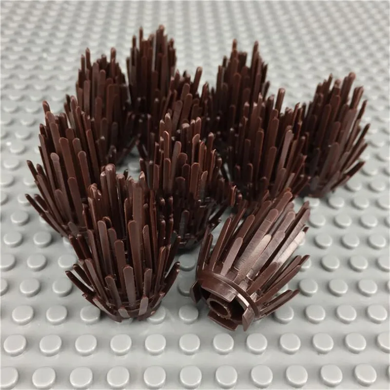 

20Pcs/set Mini Bush Shrub Tree Plant Grass Building Blocks Military Weapon MOC Accessory DIY Kits Toys For Children