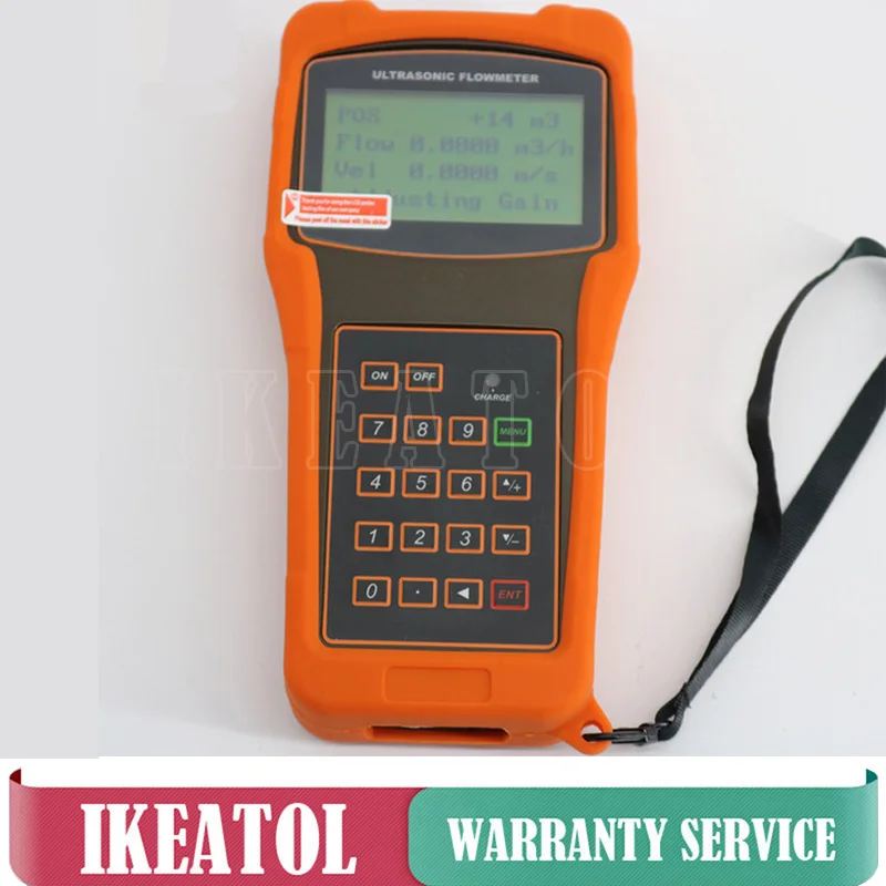 

Free Shipping TUF-2000H Liquid Flow Meter DN50-700mm Handheld Digital Flowmeters TM-1 Transducer Sensor