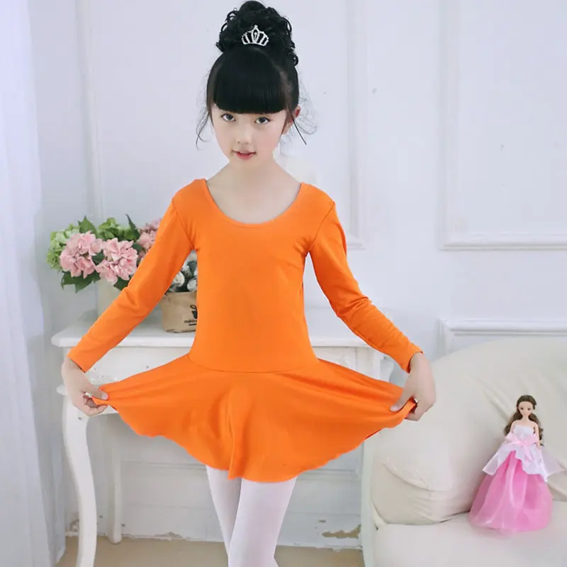 Для девочек балетный костюм Летнее Детское тренировочное платье конкурсное выступление юбка для девочек; леопардовое гимнастическое платье для танцев - Цвет: 06