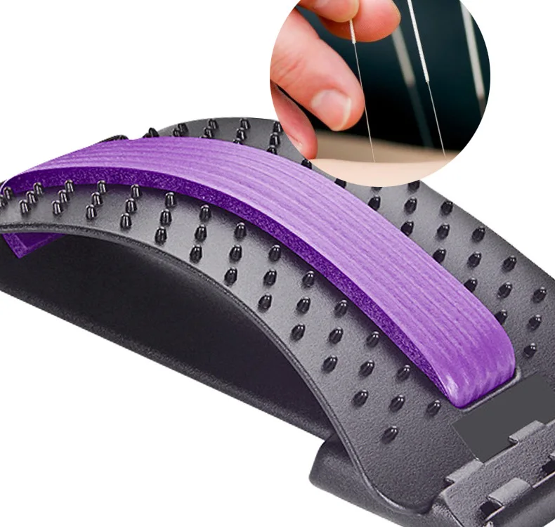 HANRIVER Back Massager Magic Stretcher Equipment Stretcher Relax Mate Lumbar Support Spine Pain Relief Acupuncture Chiropractic