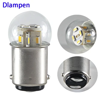 

led light 1142 BA15D Bulb P21D 6V 12V 24V 36V 48V Canbus truck Brake Turn Signal lights 1.5W Auto parking lamp warm white