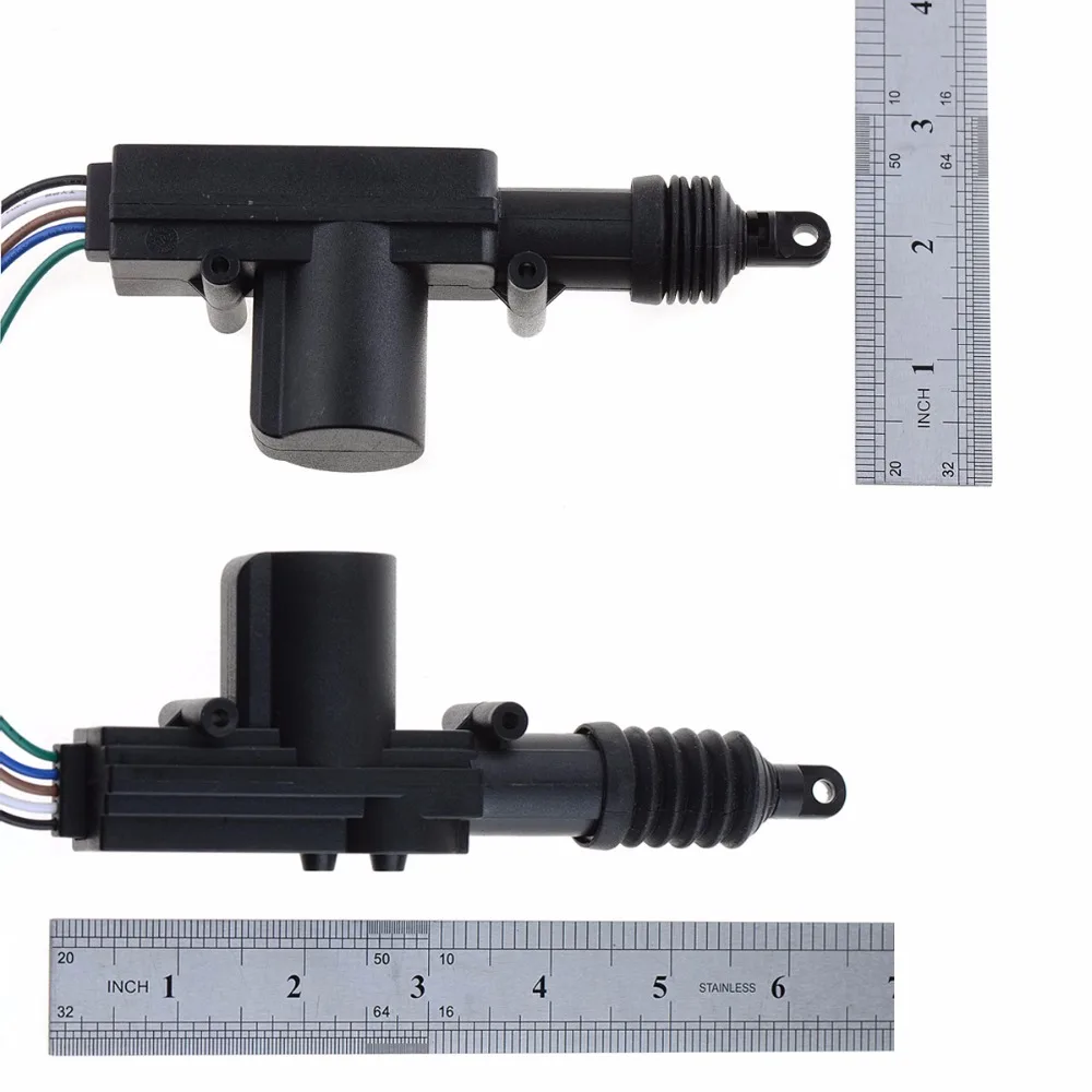 Автомобильный Электрический дверной привод постоянного тока 12 В электромагнитный клапан Центральный замок Автомобильная сигнализация Центральный замок инструмент P17