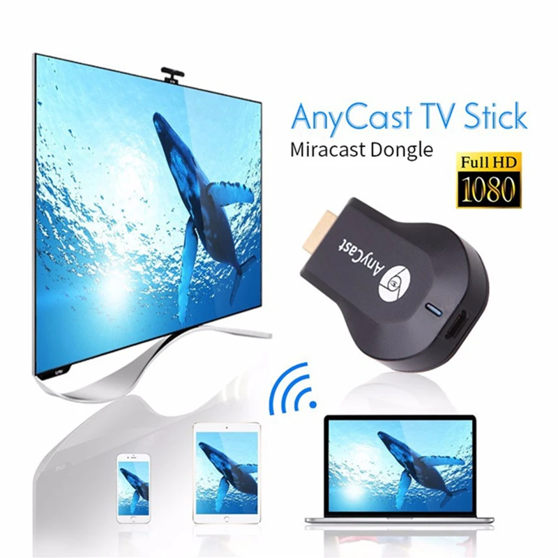 TRUMSOON Mirascreen HDMI донгл приемник ТВ-палка Anycast Miracast DLNA Airplay 1080P для Android iOS телефонов для ТВ