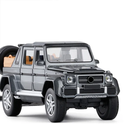 1:32 Maybach G650 Внедорожный Автомобиль SUV литая модель автомобиля с откидной спинкой, звуковой светильник, игрушечный автомобиль, подарки для детей - Цвет: G