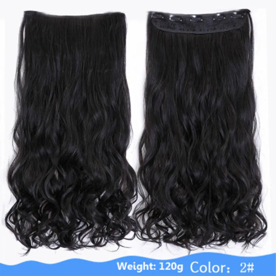Бесшовное невидимое наращивание волос с длинными вьющимися волосами и большим объемом женский цвет пять карт волос с