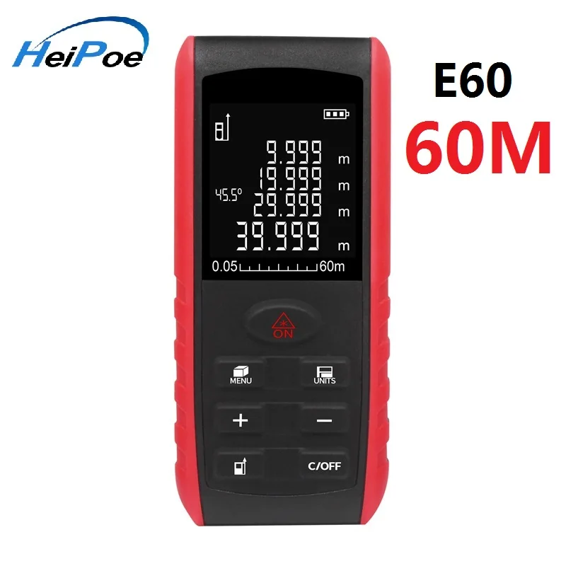 

hot selling 60m portable digital laser distance meter, laser measurer, laser distance meter 60m rangefinder