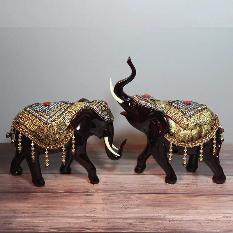 

Creative Home Decorations Resin Elephant Statue Practical Wine Cabinet Crafts Home Decoration Lucky Gifts
