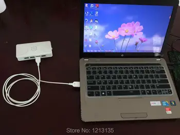 

4 port Laptop anti-theft displaying systerm for computer PC