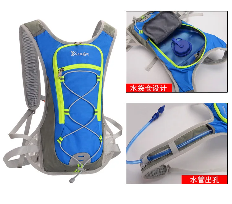 Discount 2In 1 Cycling Backpack Water Bag Waterproof Shoulder Backpack Ultralight Sport Riding MTB Hydration Backpack Running Bicycle Bag 81