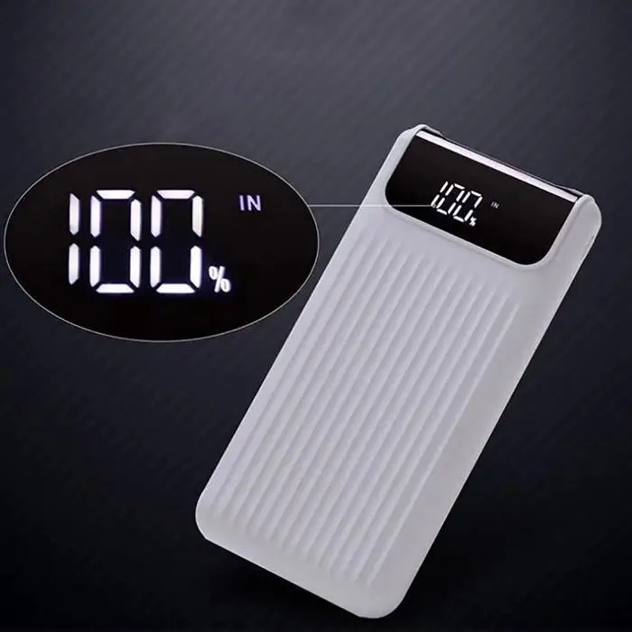 

Ultra-thin Portable Power Bank LCD Display Emergency 5V 1.0A/2.1 A Power General Rectangle 2 5V/1.5A Charger