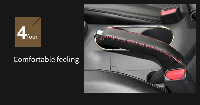 leather handbrake cover For Hyundai Elantra_07