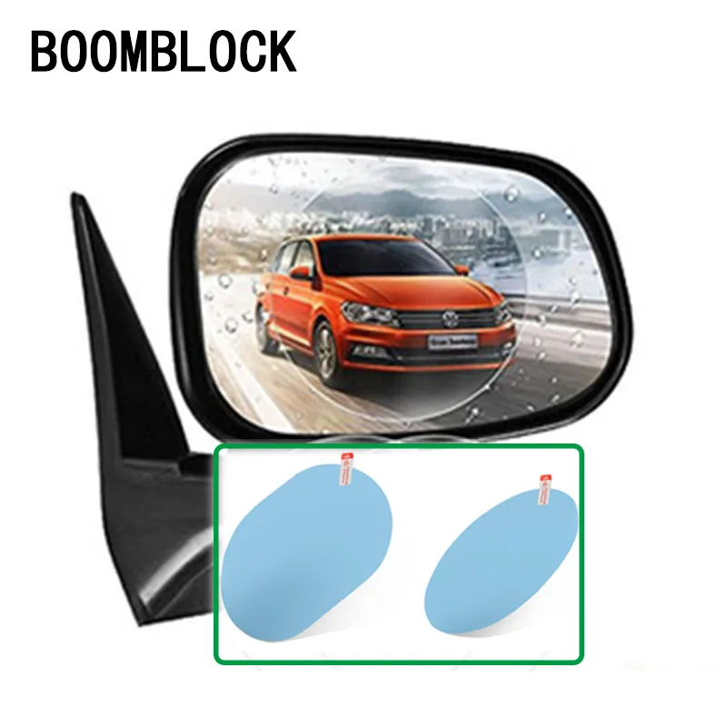 2pcs Rainproof Car Rearview Mirror Anti 