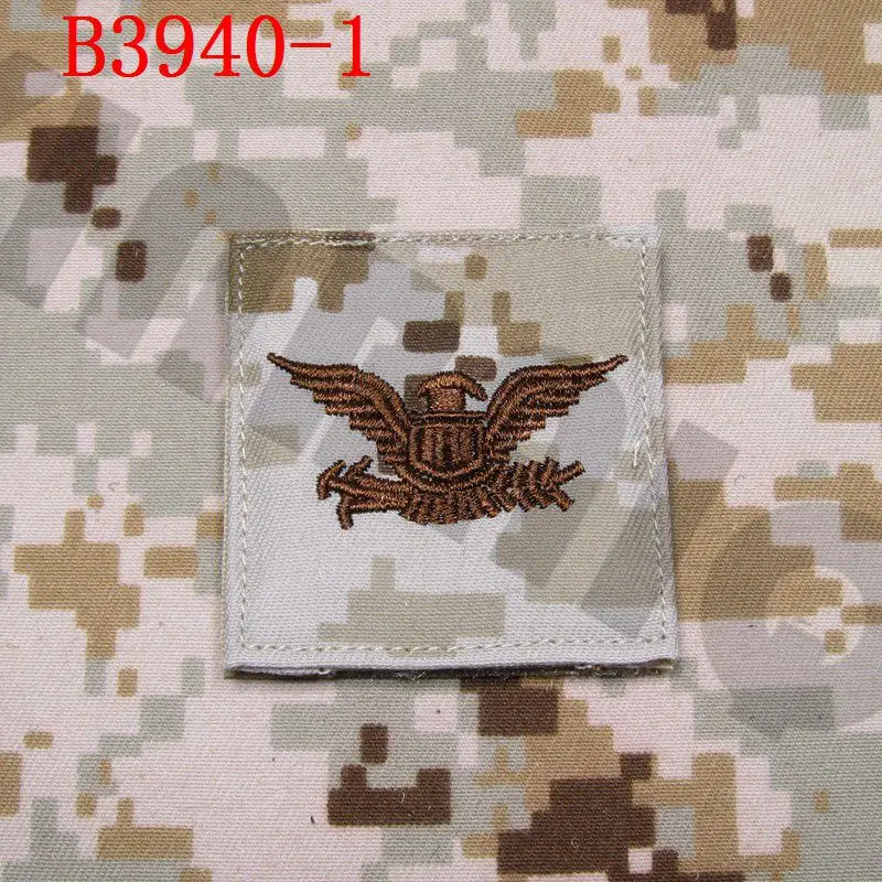 Вышивка патч пиксельный пустынный фон загара дизайн армии США ранг военный