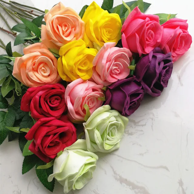 Buy one Real Touch Rose Simulated Fake Natural Looking