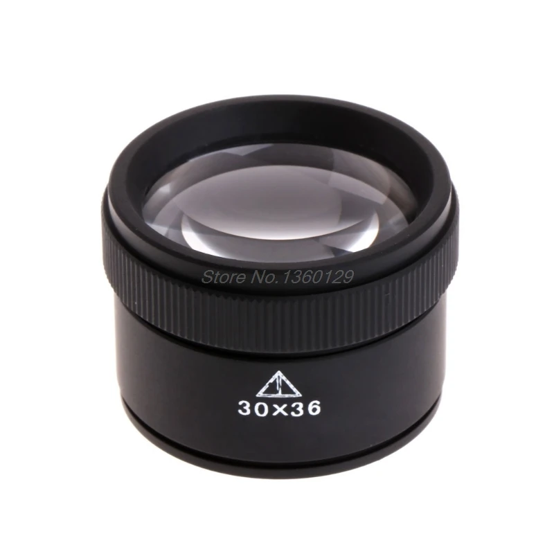 

1Pc 30X Portable Optics Loupe Magnifier Magnifying Glass Lens For Jeweler Coins Stamps Wholesale&DropShip