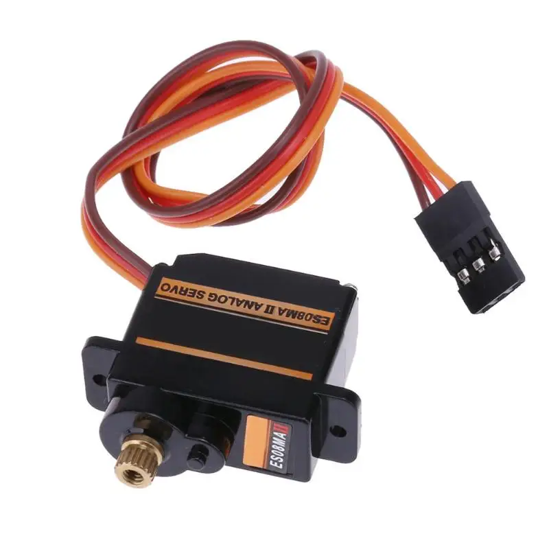 

Mini Servo Motor Metal Gear Analog Servo ES08MA II Professional Long Life RC Motor Replacement Part Efficient Mini Gear Servo