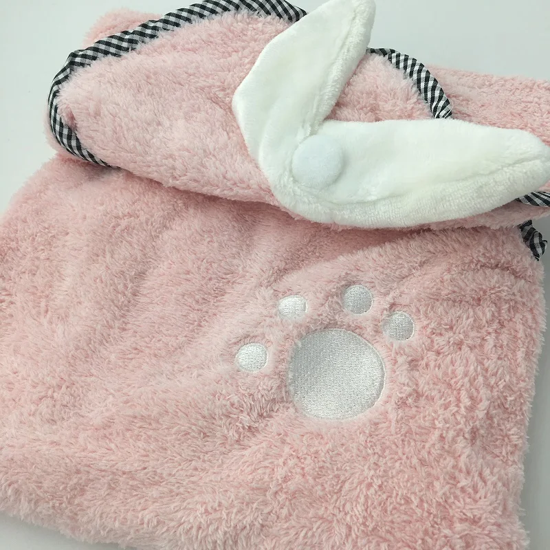 Полотенце для собак, кошек, банное полотенце, сильное впитывающее полотенце для домашних животных, банное полотенце для собак и халат для кошки, одеяло, товары для домашних животных двойного назначения