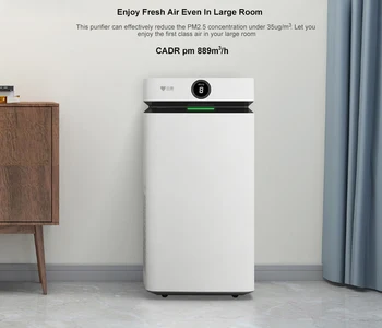 

KJ800F-X7(M) No Consumable Air Purifier Automatic Perception Formaldehyde PM2.5 CADR 800m3/h Mijia APP Voice Control Home