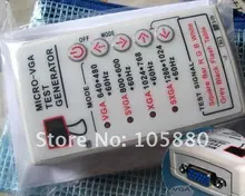 5-12V Portable VGA / SVGA / XGA Color Test Signal Generator V2.0 60HZ F LCD&CRT Display