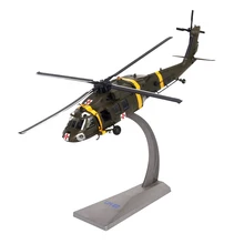 MagiDeal 1: 72 Масштаб UH-60 Blackhawk вертолет литья под давлением из алюминиевого сплава для лазерной обрезки модели самолета