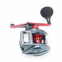 Рыболовная катушка 6 кг 6,2: 1 электронный цифровой дисплей Рыболовная катушка 13+ 1 шарикоподшипник литья рыболовная леска счетчик катушка X24