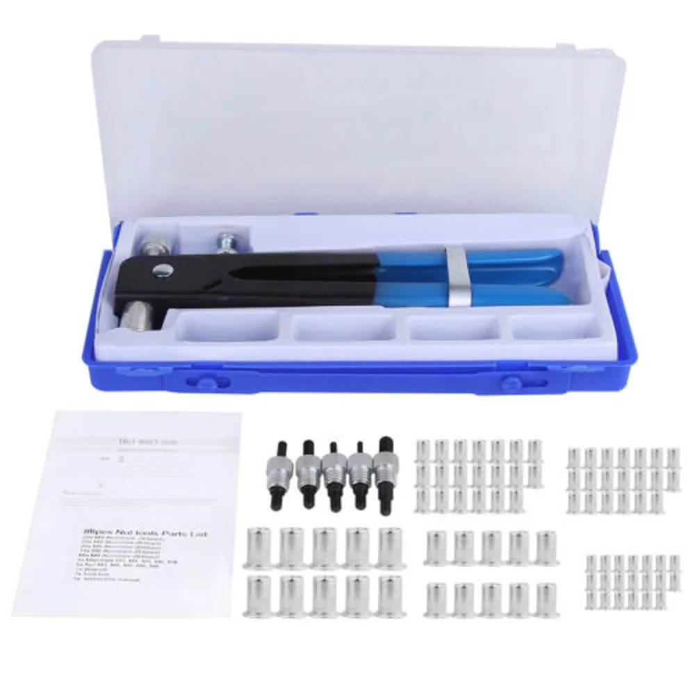 

Rivet Gun Kit Rivnut Thread Setting Tools Nut Setter Nut Sert Metal Working Tool