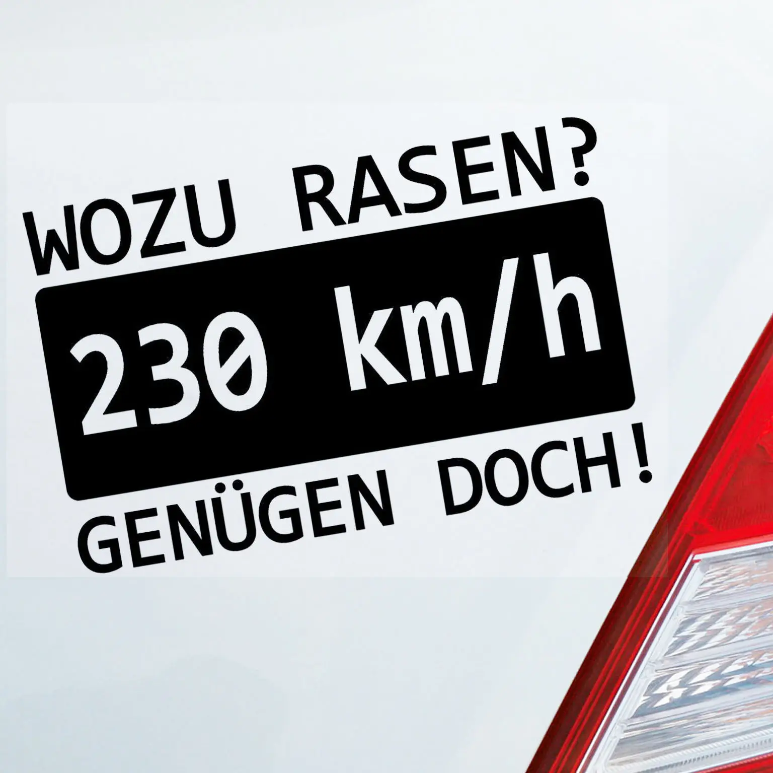 

15*9.5cm Auto Motorrad Aufkleber Wozu Rasen Speed 230 Kmh Sticker Tuning Marathon Runners Motorcycle Vinyl Decals